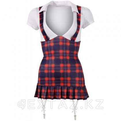 Фиолетовое платье школьницы (Размер M) - Cotelli Collection (пр. Германия) от sex shop Extaz фото 2