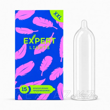 EXPERT Light XXL презервативтері, ультра жұқа, үлкейтілген, 15 дана от sex shop Extaz