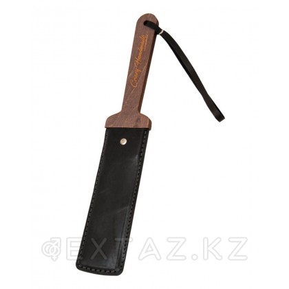 Шынайы былғарыдан және ағаштан жасалған қатты қалақша от sex shop Extaz фото 2