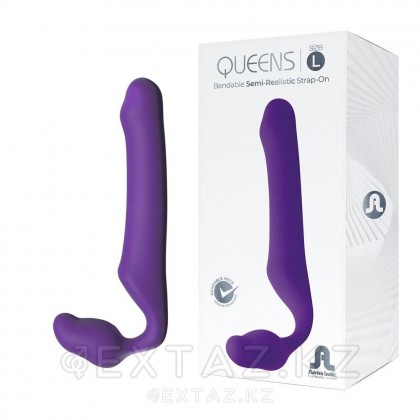 Белбеусіз жолақ Adrien Lastic Queens L Күлгін от sex shop Extaz фото 5