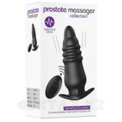 Анальная пробка с вибрацией и пультом ДУ (7,5) от sex shop Extaz фото 3