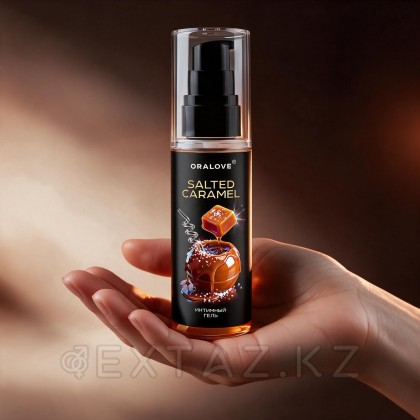 Жақын гель тұздалған карамель Oralove 60 г от sex shop Extaz фото 4
