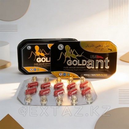 Gold ant еркек қоздырғышы (10 таблетка + 10 витамин витаминімен) от sex shop Extaz фото 2