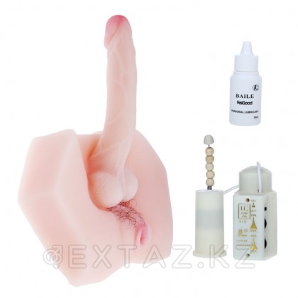 Вагина с членом (мастурбатор+фаллоимитатор) от sex shop Extaz фото 5