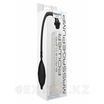 Помпа Power massage pump W. Sleeve, 20 см, Прозрачный от sex shop Extaz фото 2