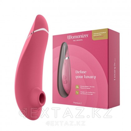 Womanizer Premium 2 контактісіз клиторальды стимулятор қызғылт от sex shop Extaz фото 2