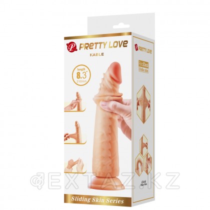 Шынайы dildo ұсынылды кабель (21 см) жалаңаш от sex shop Extaz фото 13