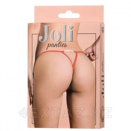 Joli Lillian ринстондары бар Трусики, қызыл, ОС от sex shop Extaz фото 4