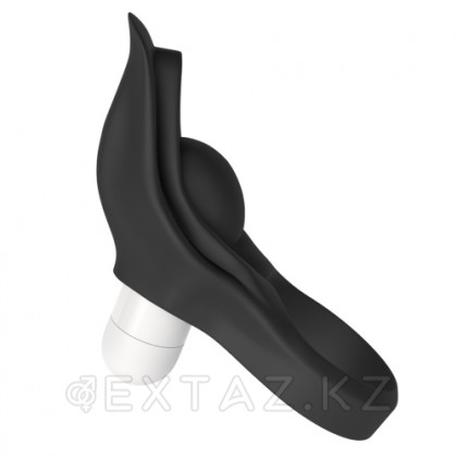 Эрекционное виброкольцо Power Stamina clit cockring (черный) от sex shop Extaz фото 2