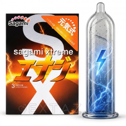 Sagami Xtreme energy презервативтері 3 дана. от sex shop Extaz