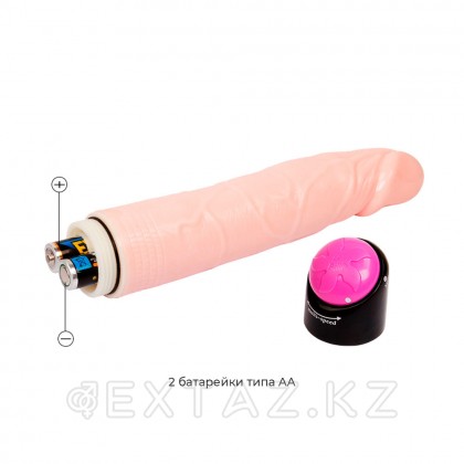 19 см реалистік Вибратор (айналмалы діріл) от sex shop Extaz фото 6