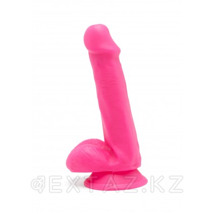 Яркий фаллоимитатор Happy Dicks Dildo - 15 см Розовый от sex shop Extaz