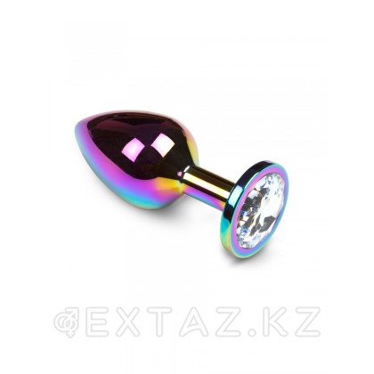 Пикантные штучки - анальная пробка с кристаллом, 7х3 см Розовый от sex shop Extaz фото 3