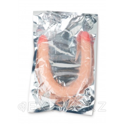 Браззерс - двухсторонний фаллоимитатор, 48.5х4 см Телесный от sex shop Extaz фото 4