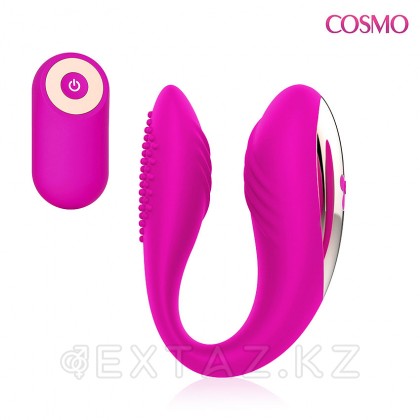 Вибромассажёр с дистанционным управлением, 8 см Розовый от sex shop Extaz фото 2