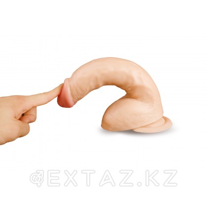 Браззерс - большой фаллоимитатор с присоской, 24х5 см Телесный от sex shop Extaz фото 6