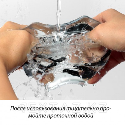 Tenga Crysta Leaf - многоразовый мастурбатор, 12х5 см Прозрачный от sex shop Extaz фото 4