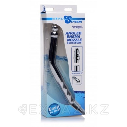 Angled Enema Nozzle анальды душ саптамасы күміс от sex shop Extaz фото 4