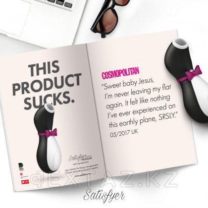 Массажер клитора Satisfyer Pro Penguin NG Черный от sex shop Extaz фото 8