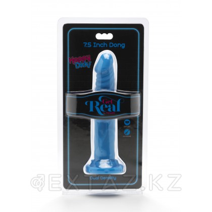 Фаллоимитатор на присоске Happy Dicks - 19 см Голубой от sex shop Extaz фото 3