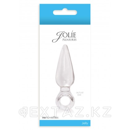 Анальная пробка Jolie Pleasures Mini, 3 см Голубой от sex shop Extaz фото 5