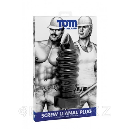 Анальная пробка с ребрами Tom of Finland, 22 см Черный от sex shop Extaz фото 3