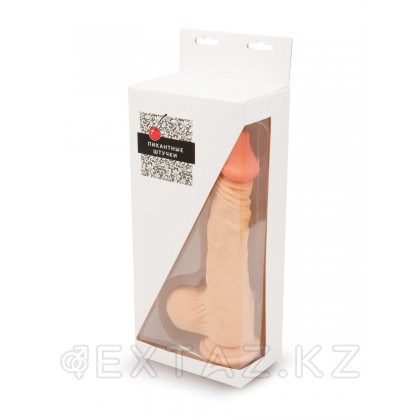 Пикантные штучки - крупный реалистичный фаллос, 25х4 см Телесный от sex shop Extaz фото 2