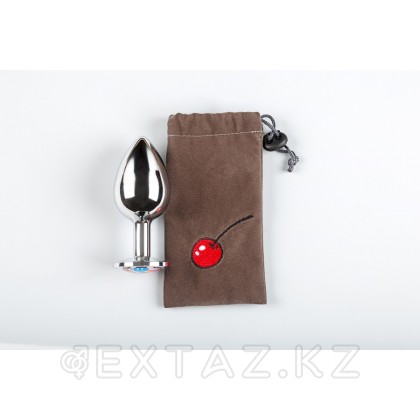АҚШ туы бар үлкен анальды тығын, 4 см күміс от sex shop Extaz фото 2