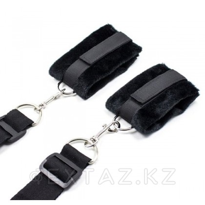 Frisky Bedroom Restraint Kit төсегіне бекітуге арналған Бондаж, қара от sex shop Extaz фото 6