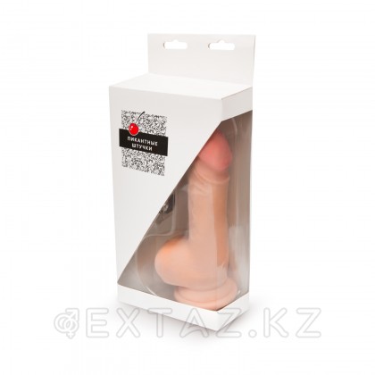 Фаллос с небольшой головкой, 20 см - Пикантные Штучки Телесный от sex shop Extaz фото 2