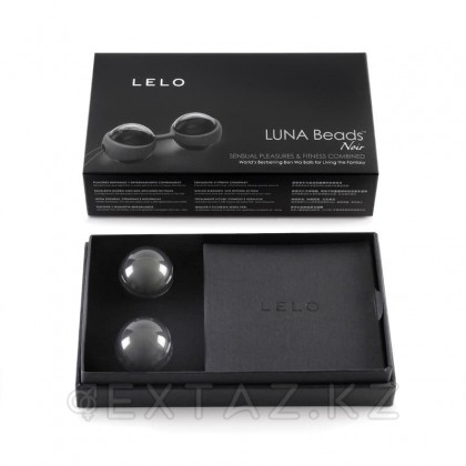Luna Beads Noir (LELO) - қынаптық шарлар, 2,9 см (қара) от sex shop Extaz фото 5