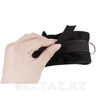 Frisky Bedroom Restraint Kit төсегіне бекітуге арналған Бондаж, қара от sex shop Extaz фото 2