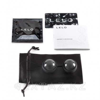 Luna Beads Noir (LELO) - қынаптық шарлар, 2,9 см (қара) от sex shop Extaz фото 2