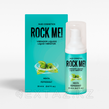 Nuei rock me сұйық вибраторы! жалбыз, 20 мл от sex shop Extaz фото 2