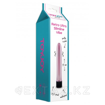 Вибратор Retro Ultra Slimline Vibrator, 17 см. Фиолетовый от sex shop Extaz фото 4