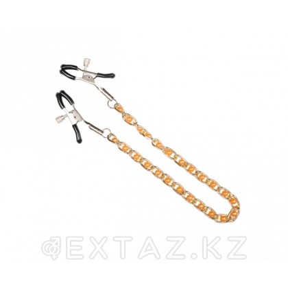Пикантные штучки - Зажимы на соски с бусинками от sex shop Extaz