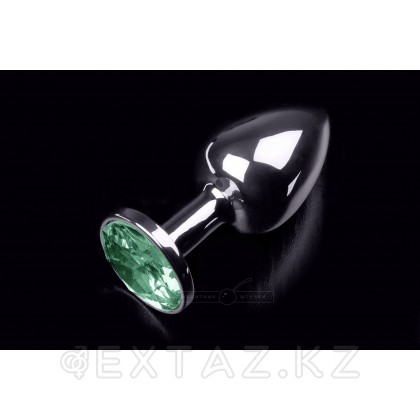 Маленькая анальная пробка с кристаллом, серебристая, 7,5 см Розовый от sex shop Extaz фото 10