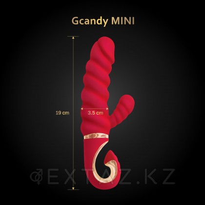 Gvibe Gjack Mini-анатомиялық бұралған вибратор, 19х3. 5 см от sex shop Extaz фото 2