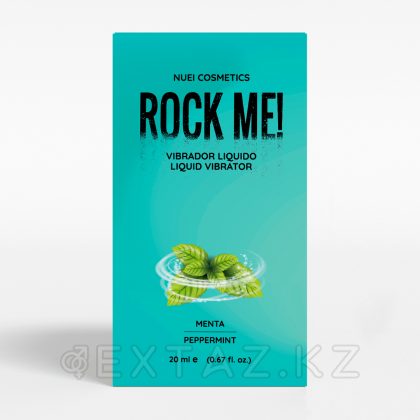 Nuei rock me сұйық вибраторы! жалбыз, 20 мл от sex shop Extaz фото 3