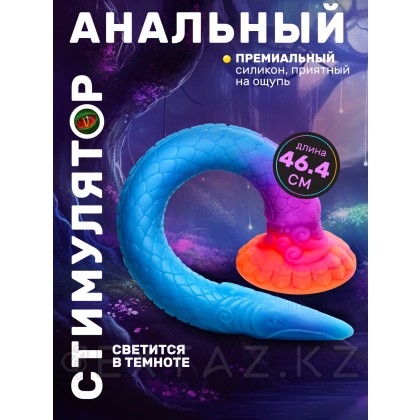Dildo Makara Glow-In-The-Dark Silicone Snake Dildo от sex shop Extaz фото 2
