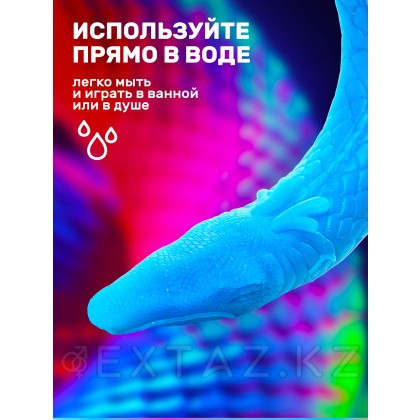 Dildo Makara Glow-In-The-Dark Silicone Snake Dildo от sex shop Extaz фото 5