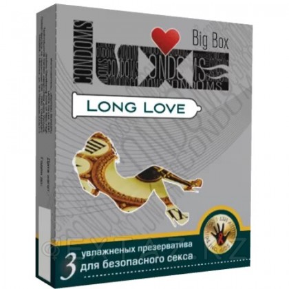 Презервативы Luxe  Big Box Long Love (3 шт) от sex shop Extaz