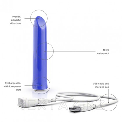 Вибромассажер We-Vibe Tango Bullet, 9 см Голубой от sex shop Extaz фото 6