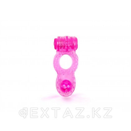 Браззерс - эрекционное кольцо c вибрацией, 5.5х1.5 см. Розовый от sex shop Extaz
