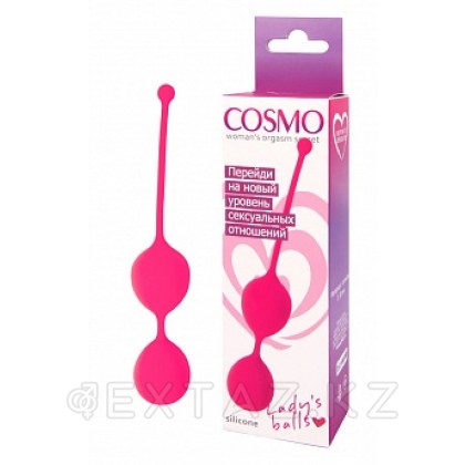 Шарики вагинальные Cosmo, 3 см Фиолетовый от sex shop Extaz