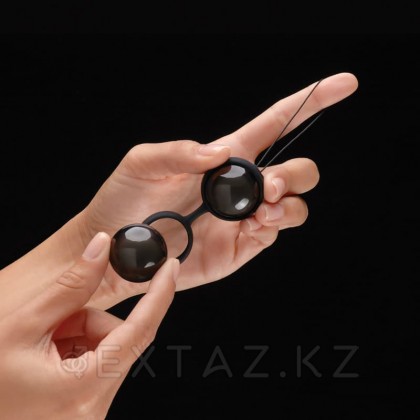Luna Beads Noir (LELO) - қынаптық шарлар, 2,9 см (қара) от sex shop Extaz фото 4