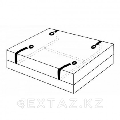 Frisky Bedroom Restraint Kit төсегіне бекітуге арналған Бондаж, қара от sex shop Extaz фото 8