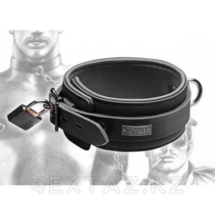 Ошейник с замком - Tom of Finland Черный от sex shop Extaz фото 2