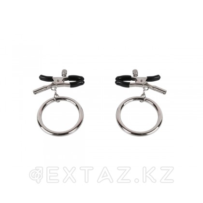 Зажимы для сосков с кольцами от sex shop Extaz