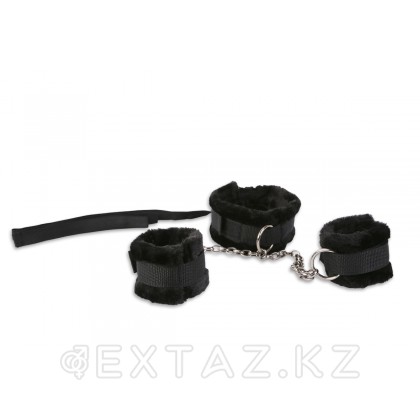 Мягкий набор для бондажа Черный от sex shop Extaz
